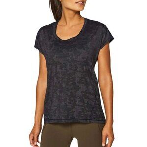 Lululemon Miles Ahead Short Sleeve (Camo)Black size 8